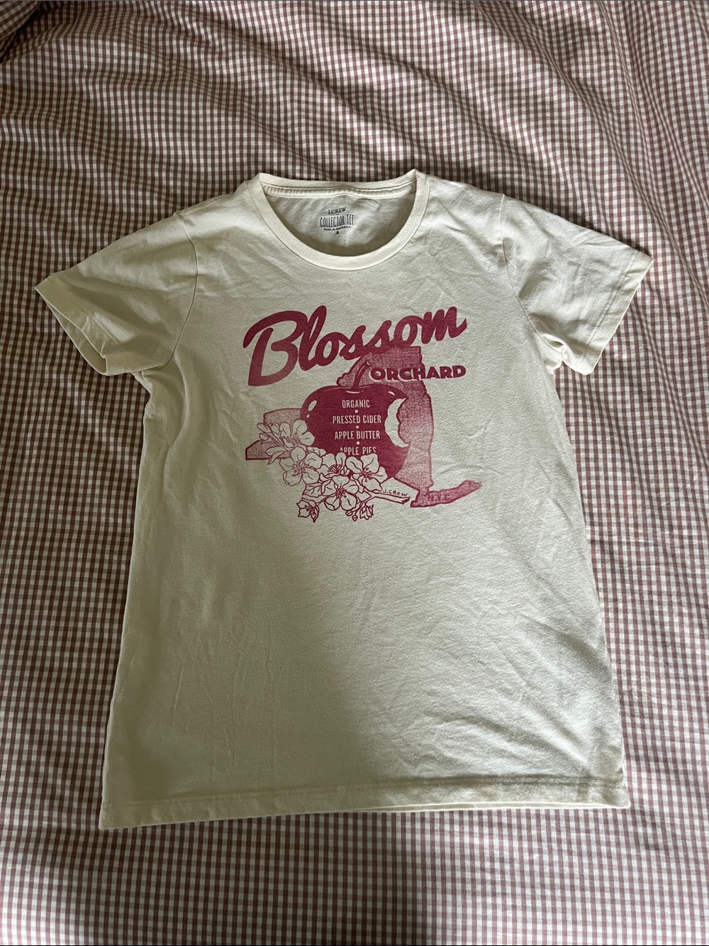 J crew collector tee blossom orchard nyc